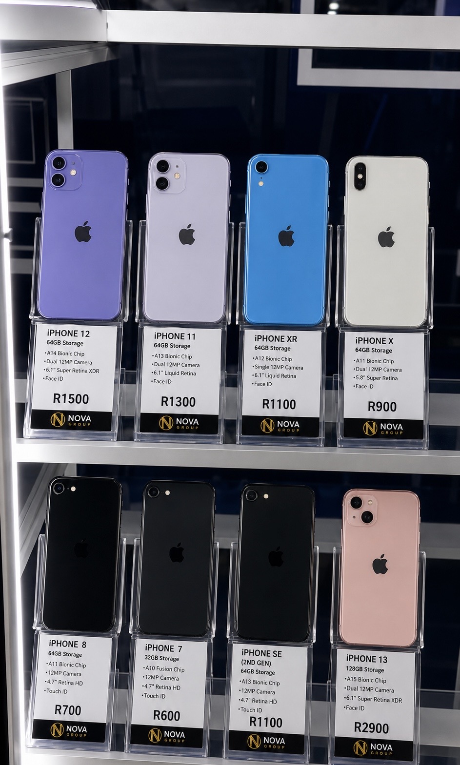 Nova Group phone catalog display